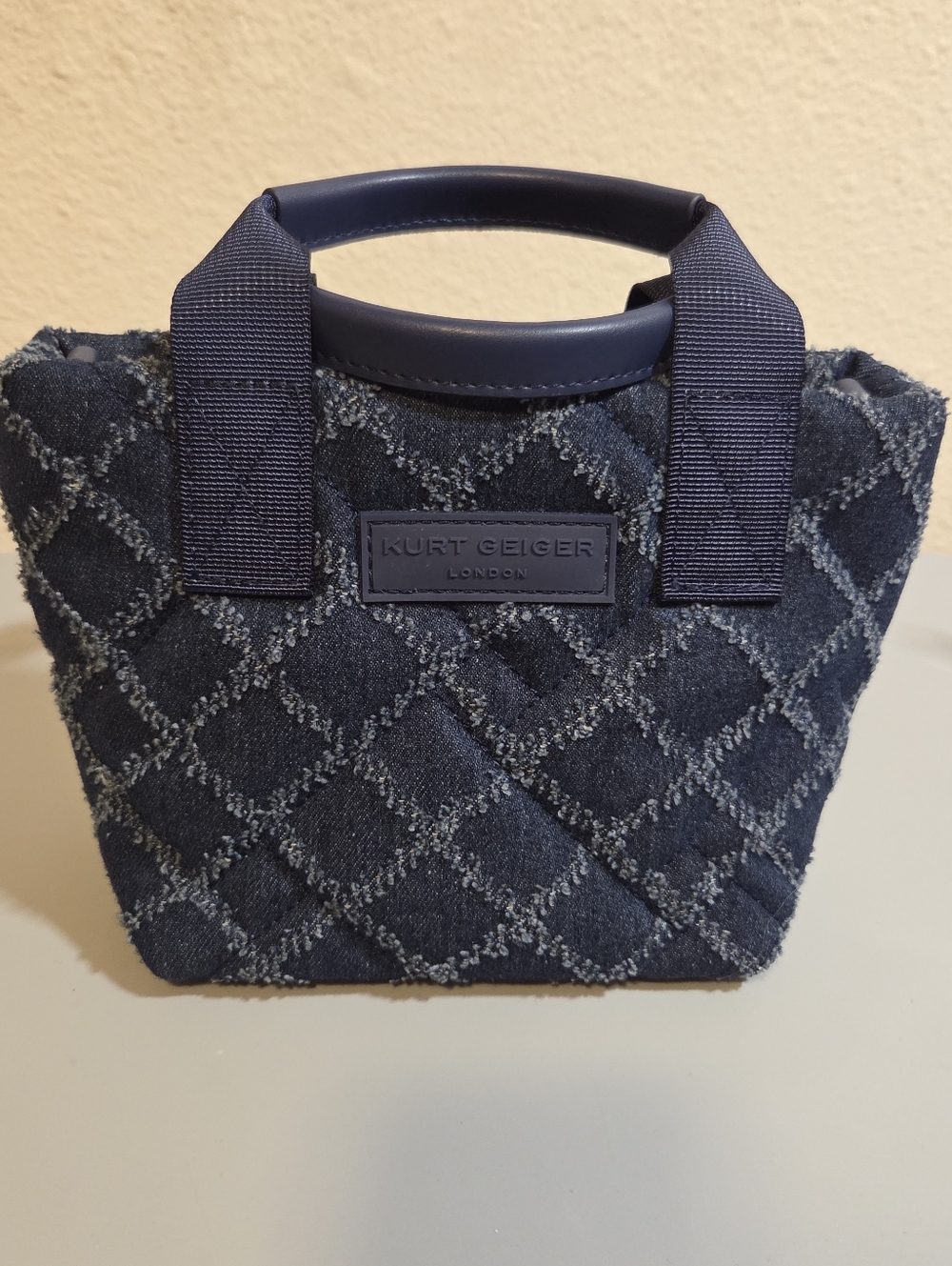 KURT GEIGER MINI DENIM BAG, with DUSTBAG & STRAP